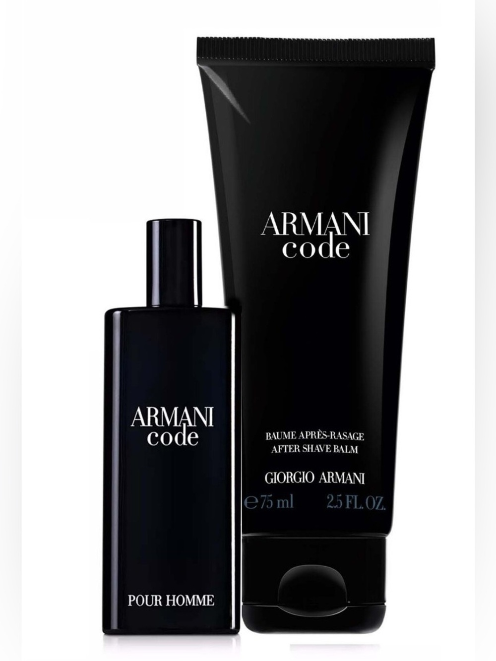 GIORGIO ARMANI NIB Armani Code Pour Homme EDT Spray & After Shave Balm Set